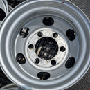 600×17.5, OFF127, 新車外し鉄ホイール, TOPY　2025年製 6H 激安美品　6本セット:60,000円