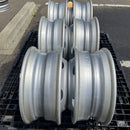 600×17.5, OFF127, 新車外し鉄ホイール, TOPY　2025年製 6H 激安美品　6本セット:60,000円