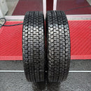 225/90R17.5、127/125L 再生中古スタッドレス　ほぼ新品　２本セット:12000円