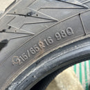 215/65R16 TOYO 2022年製 TRANPATH TX,中古スタッドレス2本セット:14000円