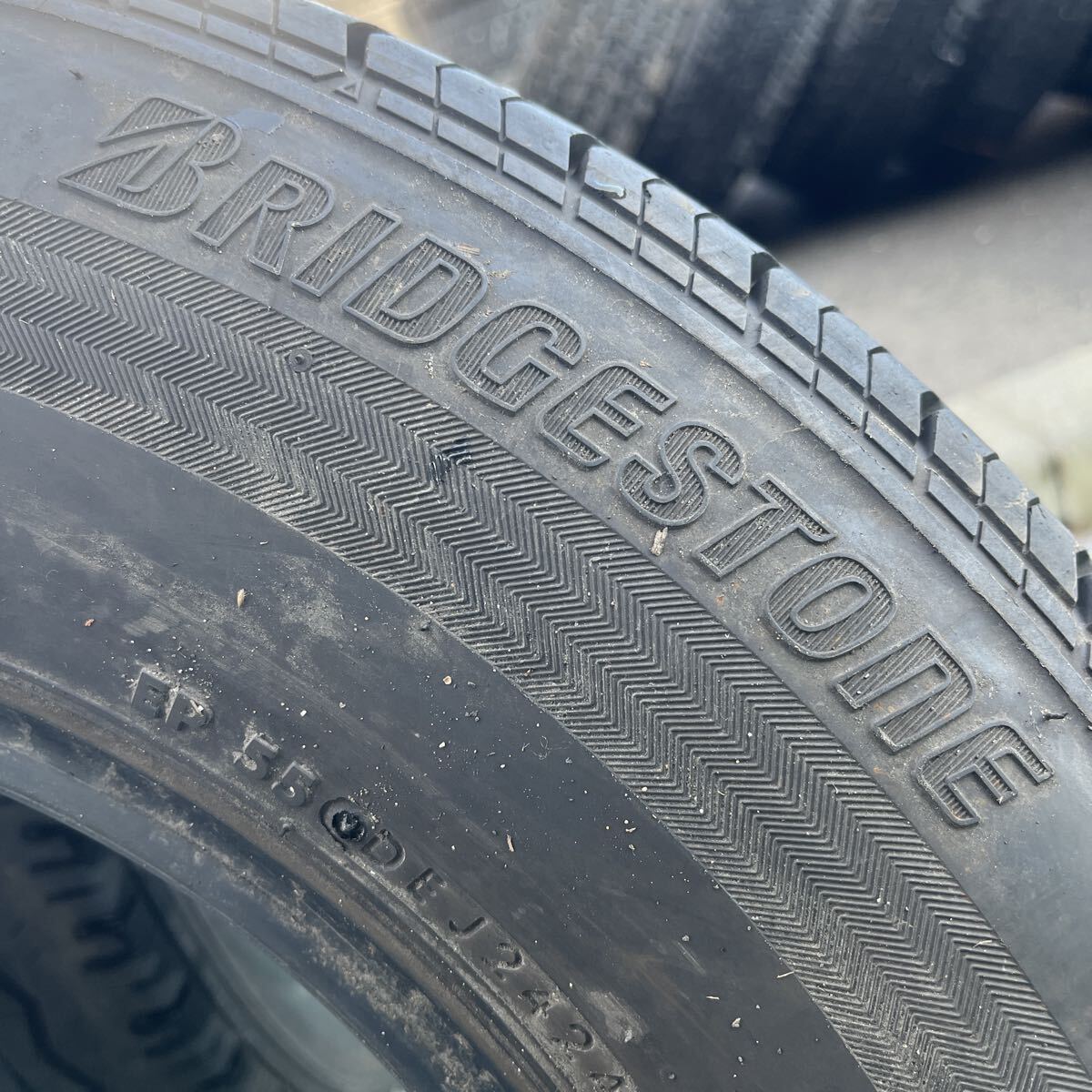 195/80R15, 107/105S, LT, BRIDGESTONE 2024年製 エコピアRD613 中古夏