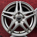 14×4.5J 4H PCD100 +45 中古アルミホイール4本セット:16000円