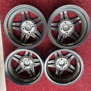 14×4.5J 4H PCD100 +45 中古アルミホイール4本セット:16000円