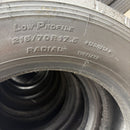 215/70R17.5 BRIDGESTONE R173 夏タイヤ　イボ付　6本セット:73000円