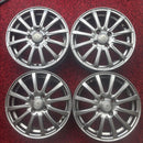 15インチ　軽自動車用中古アルミホイール　15×4 1/2Ｊ　ET:45 4H、4本セット:22000円