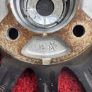 15インチ　軽自動車用中古アルミホイール　15×4 1/2Ｊ　ET:45 4H、4本セット:22000円