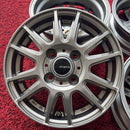 13インチ 中古アルミホイール 13×4 ET43 4H、4本セット:12000円