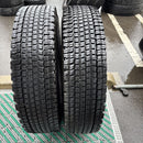 11R22.5、16PR、YOKOHAMA、SYX2、地山、中古冬タイヤ2本セット:26000円