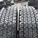 225/80R17.5、123/122L、BRIDGESTONE、W999、冬タイヤ中古2本セット:14000円