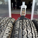 145/80R12 LT 80/78N BRIDGESTONE K370 中古夏タイヤ4本セット:10000円