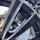18インチ 18×8J 5H 114.3 +45 中古アルミホイール4本セット:30000円