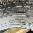 205/70R17.5, 115/113N, DUNLOP, LV01, 中古スタッドレス, 2024年製, 激安美品, 4本セット:28,000円