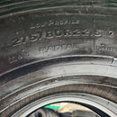 275/80R22.5, BRIDGESTONE, M801, 中古ミックスタイヤ, 2023年, 激安美品, 2本セット:39,000円