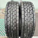 275/80R22.5, DUNLOP, SP688, イボ付ミックスタイヤ, 2022年製, 激安美品, 2本セット45,000円