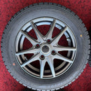 155/65R13,グッドイヤー,4H-100+45,ホイール付,中古冬タイヤ　　　　4本セット:24000円
