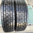 255/70R22.5 ダンロップ　地山中古　2024年 激安美品　2本セット:44000円