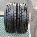 255/70R22.5 ダンロップ　地山中古　2024年 激安美品　2本セット:44000円