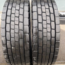 255/70R22.5, DUNLOP, SP680, 中古ミックスタイヤ, 2023年製, 激安美品, 2本セット:44,000円