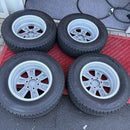 265/65R17、 1120. アルミホイール付き、17×7.5J GOODIYEAR スタッドレス　激安美品　4本セット:80000円