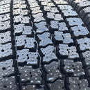 12R22.5,16PR, M919, 再生冬タイヤ イボ付 ほぼ新品 2本セット:44000円