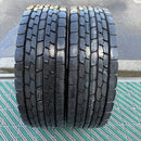 245/70R 19.5 ダンロップ　中古地山　　　ほぼ新品　激安美品　2本セット:25000円