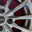 14×5.5J 4H PCD100. 45 アルミホイール4本セット：18,000円