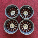 14×5.5J 4H PCD100. 45 アルミホイール4本セット：18,000円