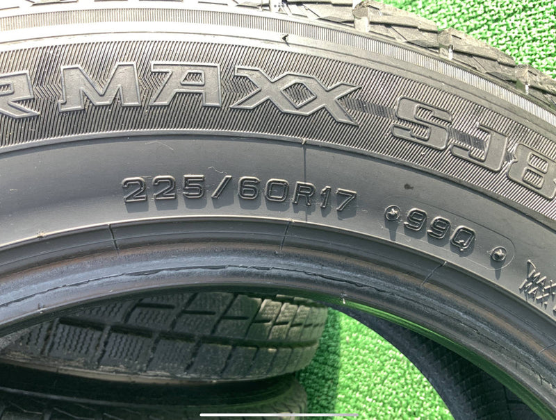 225/60R17 DUNLOP 激安美品4本セット：20000円