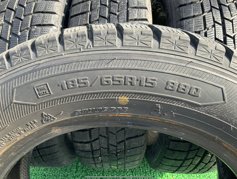 185/65R15 GOODYEAR ICE NAVI6 年式：2017 激安美品４本セット：16000円