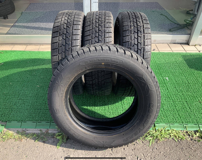 185/65R15 GOODYEAR ICE NAVI6 年式：2017 激安美品４本セット：16000円